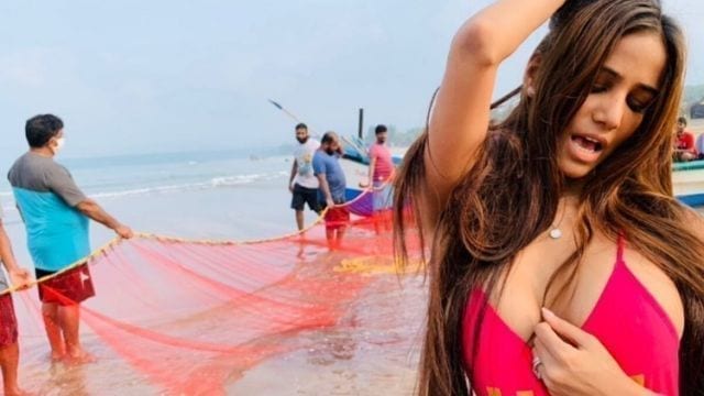 Poonam Pandey on goa 