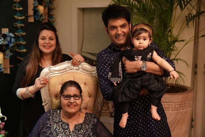 kapil sharma and his family