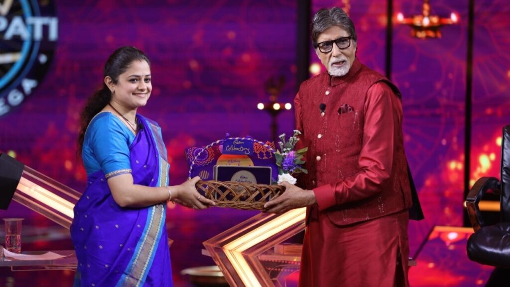 Mohita Sharma with Amitabh Bachchan